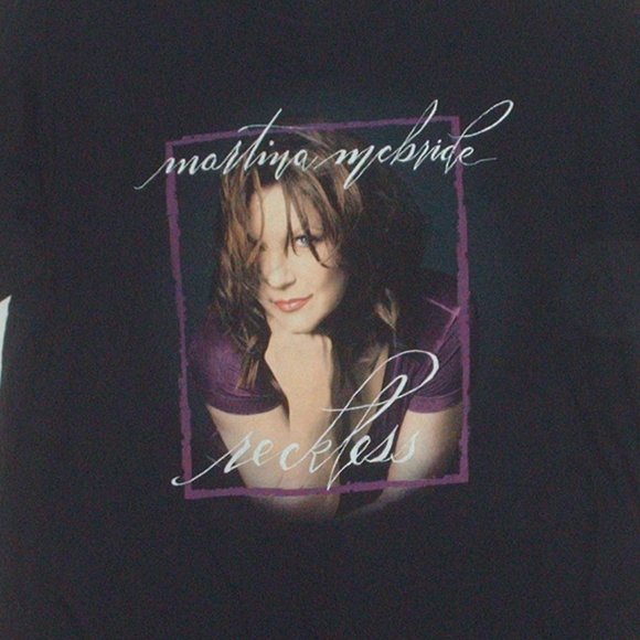 Gorgeous 2016 Martina McBride Reckless concert T-shirt - new - size XL - Picture 2 of 5